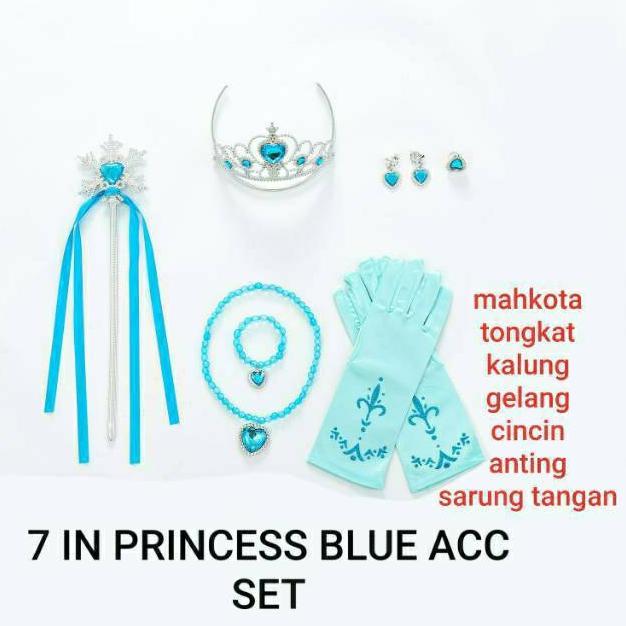 AKSESORIS PRINCESS / ACCESORIES ANAK PEREMPUAN / TONGKAT MAHKOTA GELANG KALUNG ANAK PRINCESS FROZEN