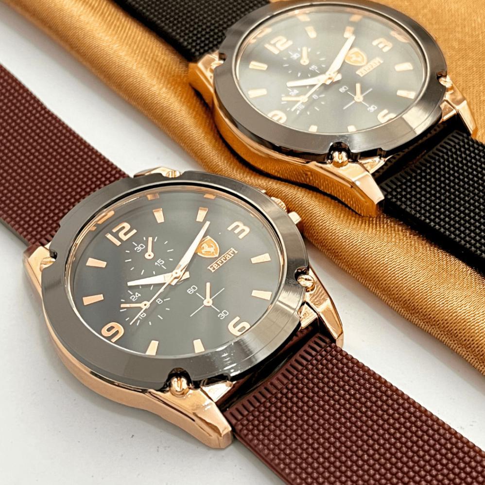 FREE ONGKIR BISA COD JAM TANGAN PRIA PRESTIGE FERRARI ANALOG QUARTZ ELEGAN PREMIUM MACHO | J-AN112