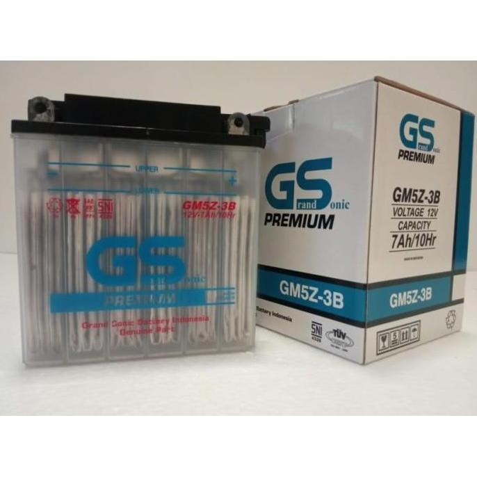 Aki Motor Basah GS GM5Z-3B KIT