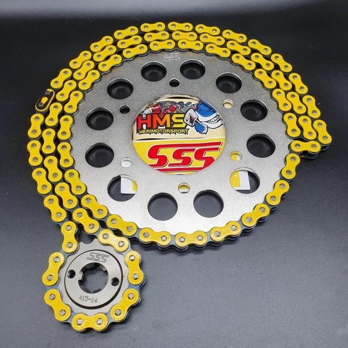 Gir Sss Ninja R / RR Rantai Osaki 415 Thailand / Gear Set Sss Ninja