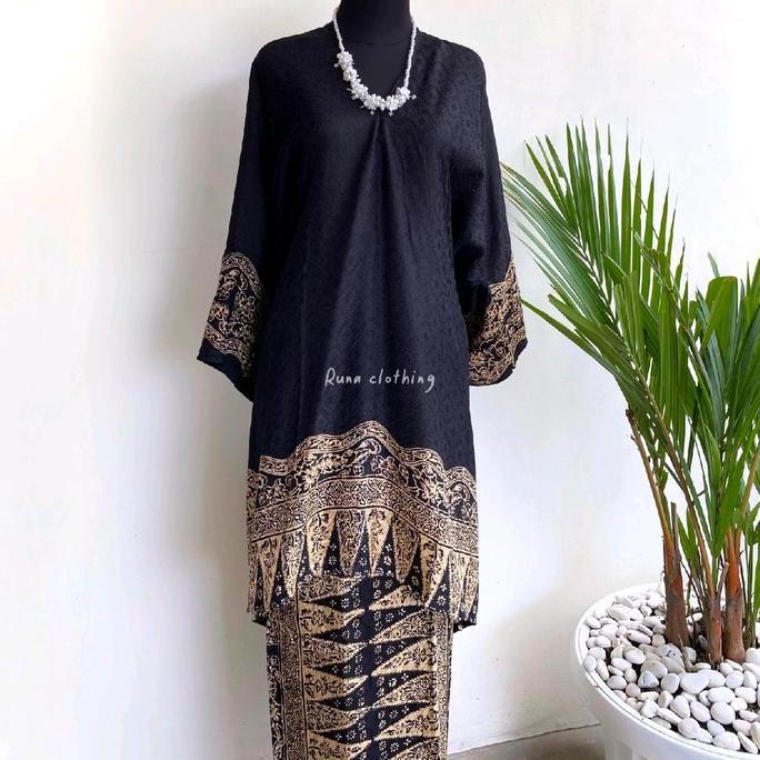 Setelan Batik Jupri Viscose Wanita All Size (M-XXL) - Bawahan, Atasan LAT