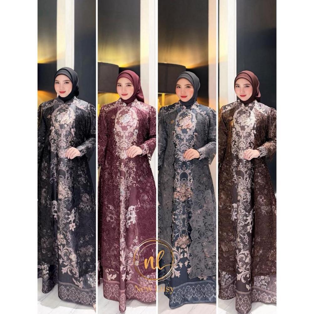 LuxuryFashion READY GAMIS DRESS WANITA HIERA BY NEW LUSY BEST SELLER