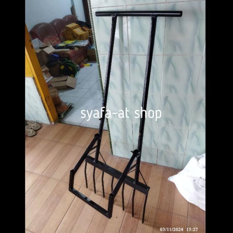 CANGKUL GARPU MODERN 7 GIGI Lebar 50 cm/ cangkul penggembur tanah