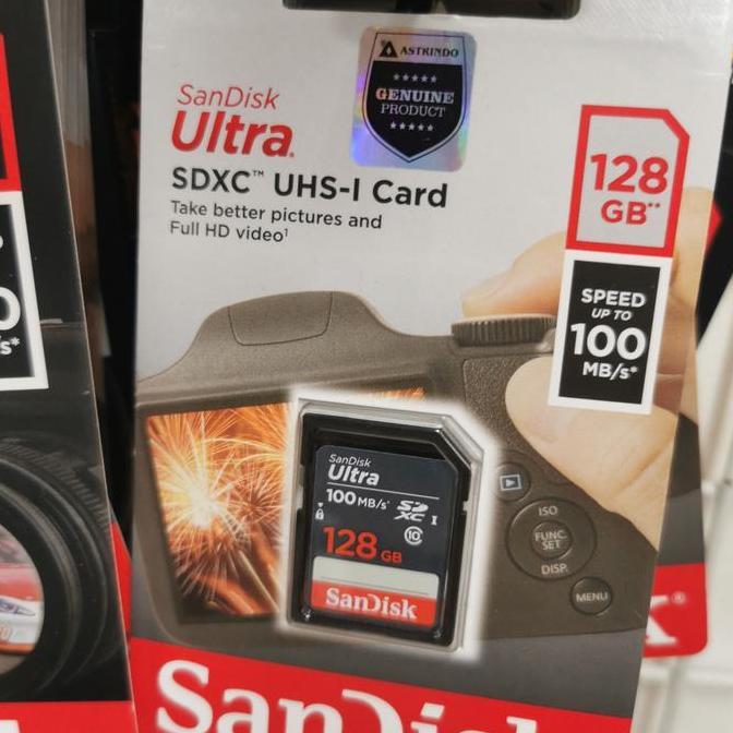 SD Card SanDisk Ultra SDXC 128GB Original [terbaik]