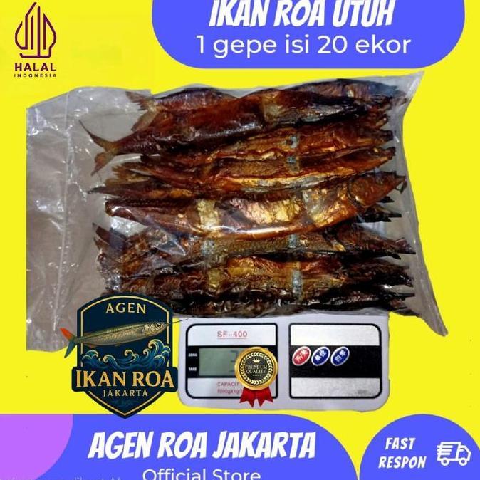 Foodx- Ikan Roa / Ikan Roa Utuh 1 Gepe Isi 20 Ekor / Roa Asap / Roa