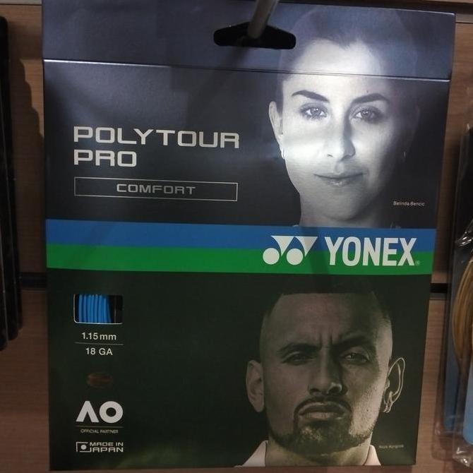 Senar Raket Tenis Yonex Polytour PRO | Monofilament | Durability |
