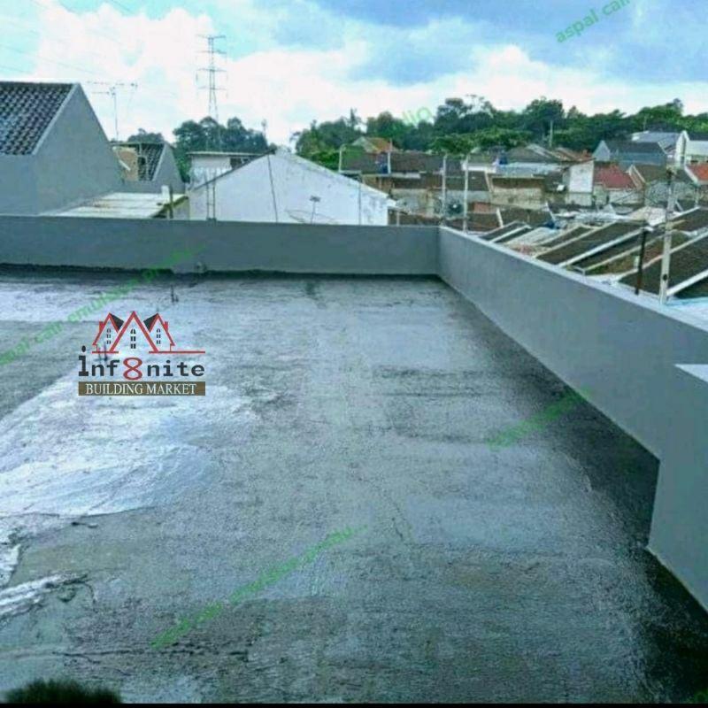Aspal Cair Emulsion Hitam Galon Anti Bocor Rembes Penambal Dak Beton Kolam Kamar Mandi Waterproofing