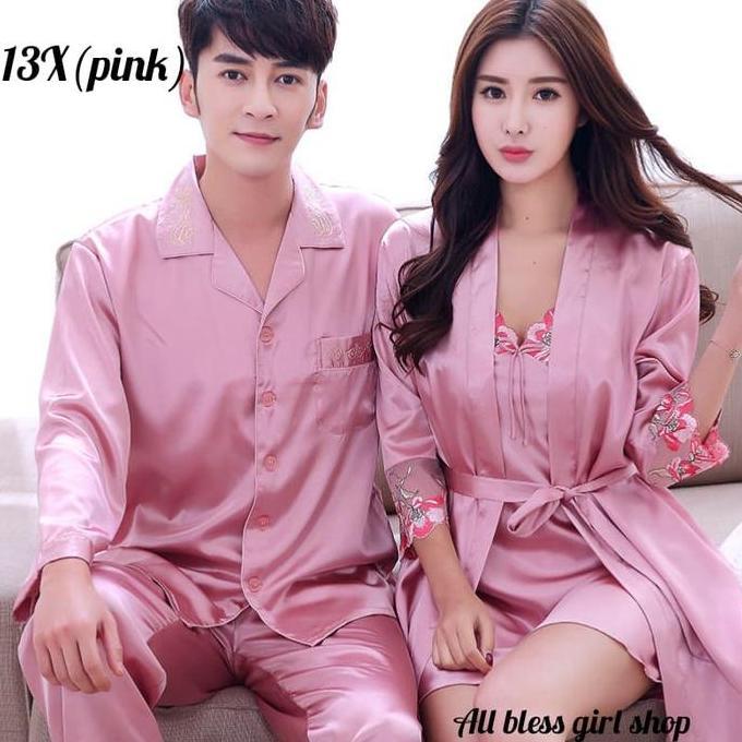baju tidur couple CANTIK pasangan kimono daster piyama