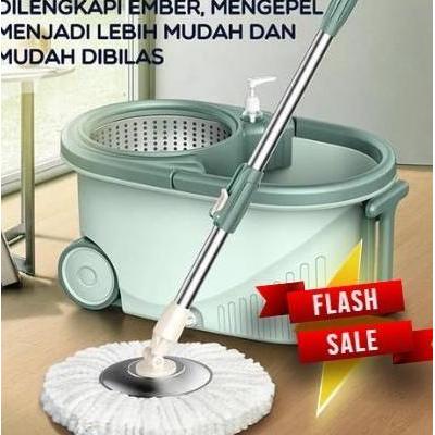 Alat Pel Lantai Fiber Samono Spin Mop