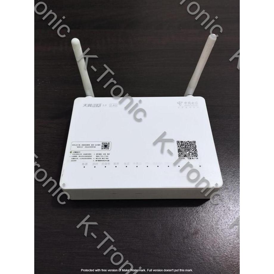 ZTE F450 EPON ONU + Adaptor