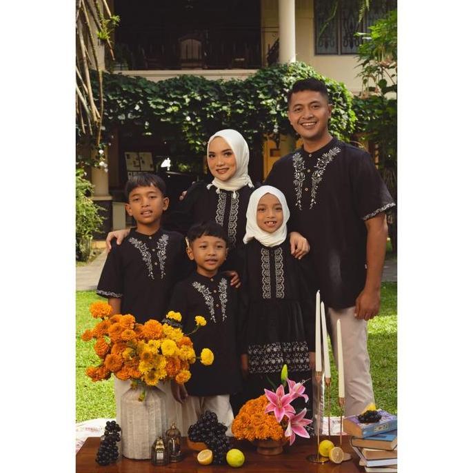 [TOMS] BOHOPANNA - Sarimbit Raya Idul Fitri Family Set SABILA -ZIDAN | NABILA Baby Kids Dress | INAY