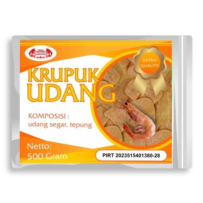 Kerupuk / Krupuk Udang Extra Biru Quality Tanjung Sidoarjo