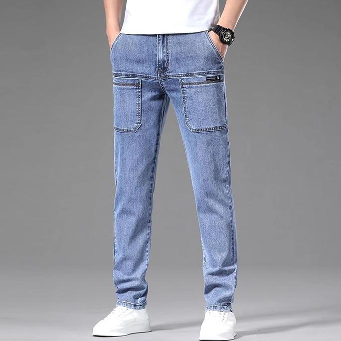 Sale Celana Jeans Pria Baggy Jeans Pria Celana Jeans Cargo Pria Celana Kulot Pria Standar Jiniso Cel