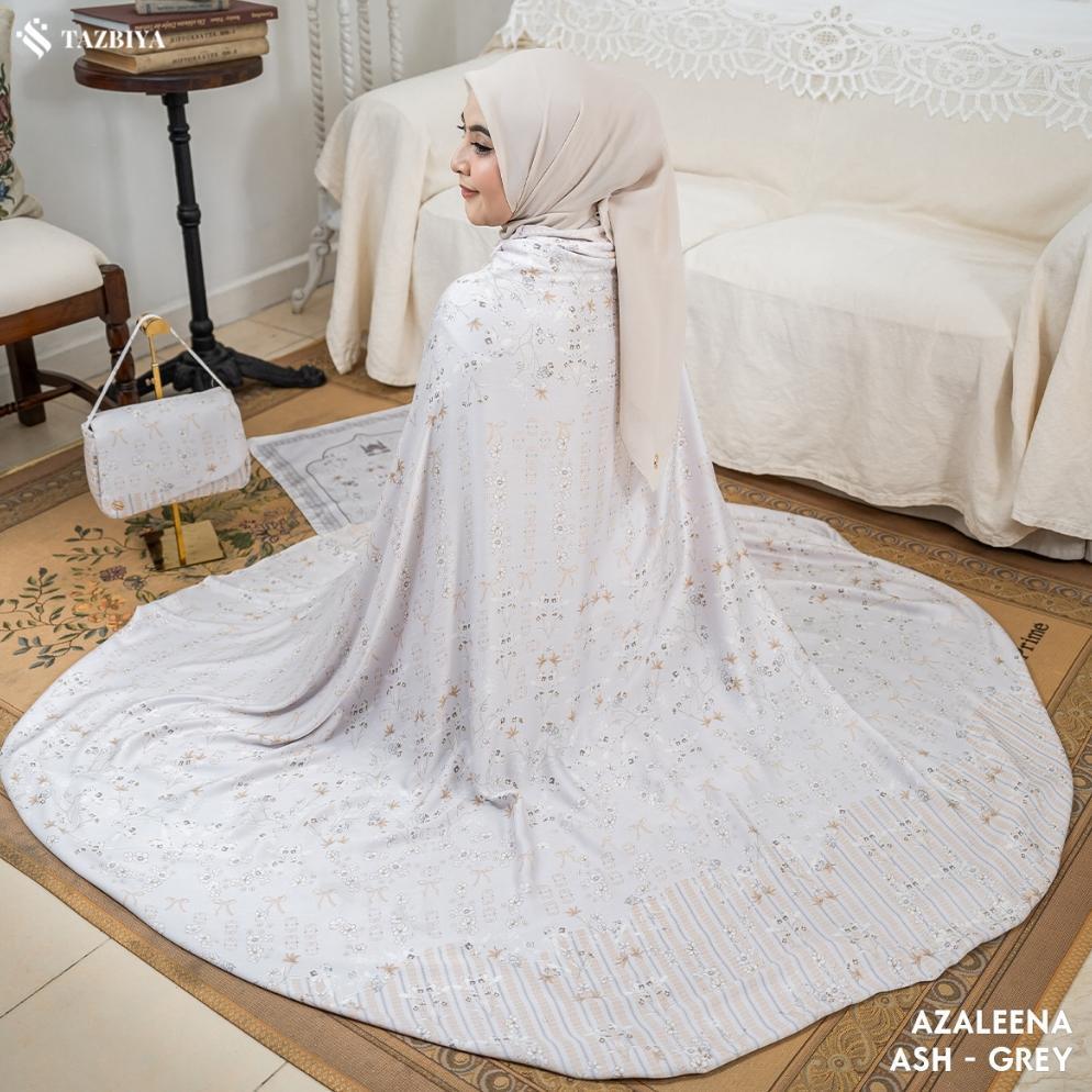 [TERBAIK] MUKENA TAZBIYA PREMIUM AZALEENA SERIES | Mukena Rayon Satin 2IN1 Free Sajadah | Mukena Mot