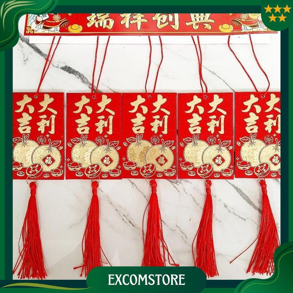 Gantungan Angpao Imlek/Hiasan Imlek/Gantungan Imlek/Angpao Imlek/Hiasan Pohon/Angpao Gantung/Angpau 