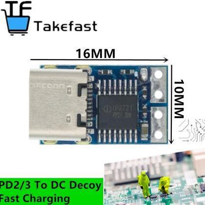 Type-C PD decoy module PD23.0 to DC 9V 12V 15V trigger Charger