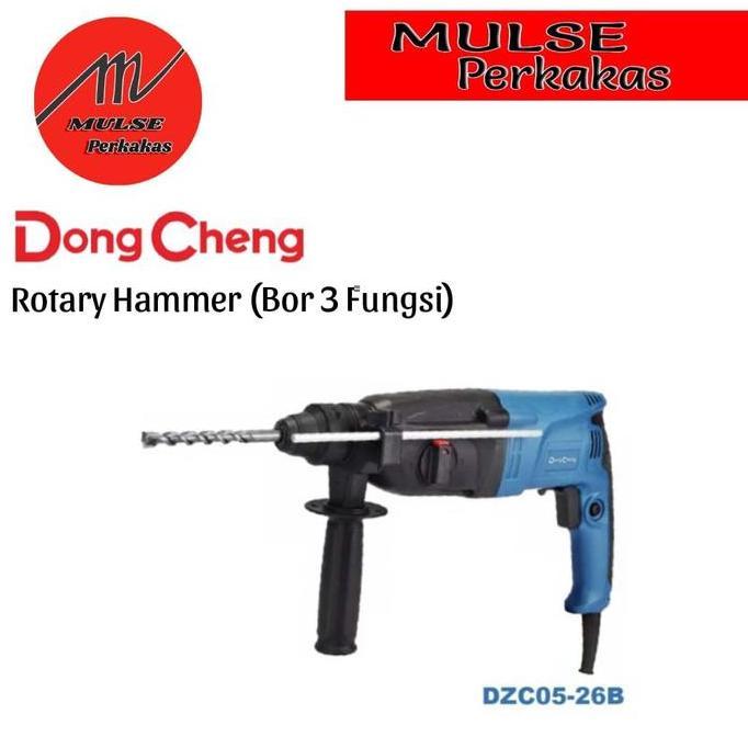 Mesin Bor 3 Fungsi/ Rotary Hammer Dongcheng DZC05-26B