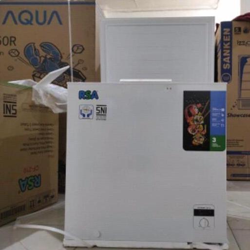 RSA Freezer box CF 210 200Liter CF210 MURAH BARU DAN SEGEL GARANSI RESMI RSA