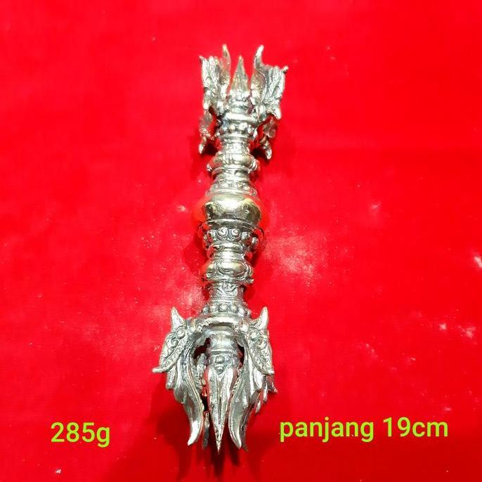 Barang Antik Tombak Trisula Bajra Kuningan