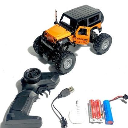 Hot Deals Mobil Jeep Remote Control Rc Offroad 1:20 Anti Air Dengan Efek Asap, Lampu Led & Ban Karet