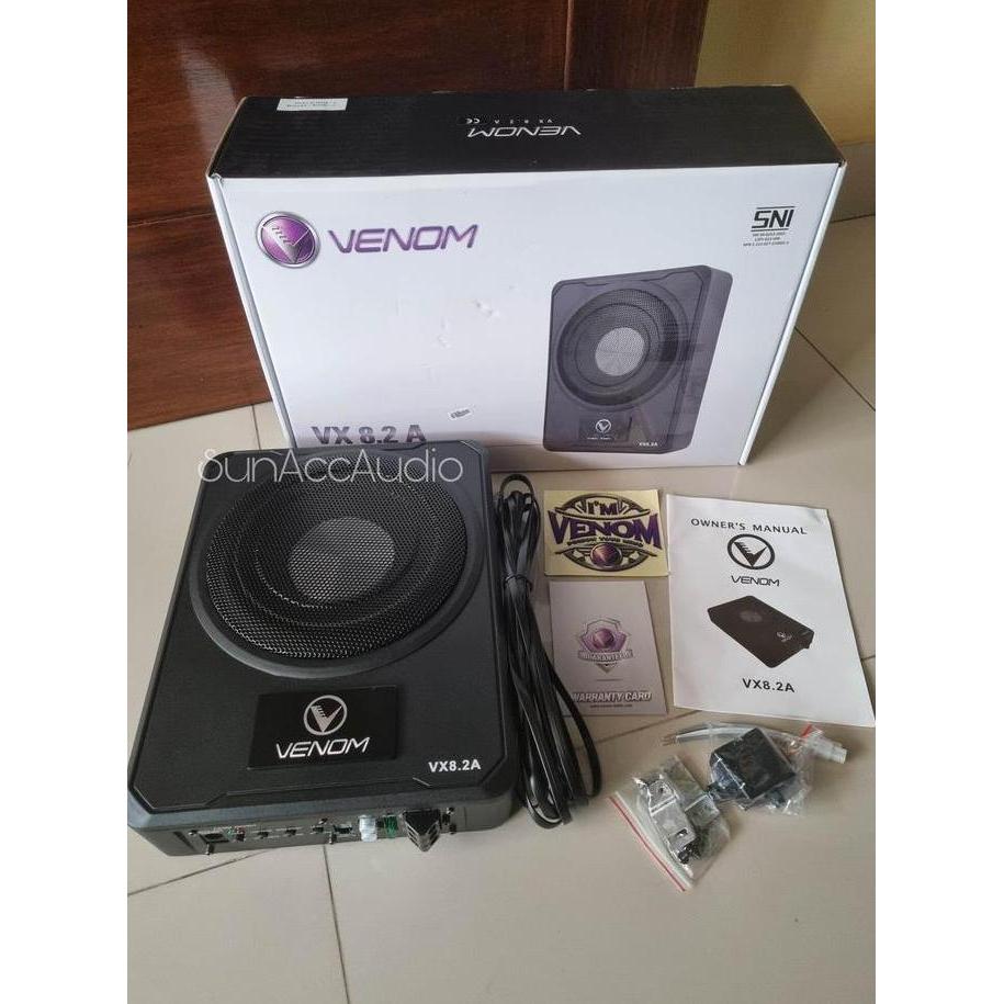 DELSMART PAKET AUDIO MOBIL FULL SET VENOM SUBWOOFER KOLONG AKTIF SPEAKER FULL