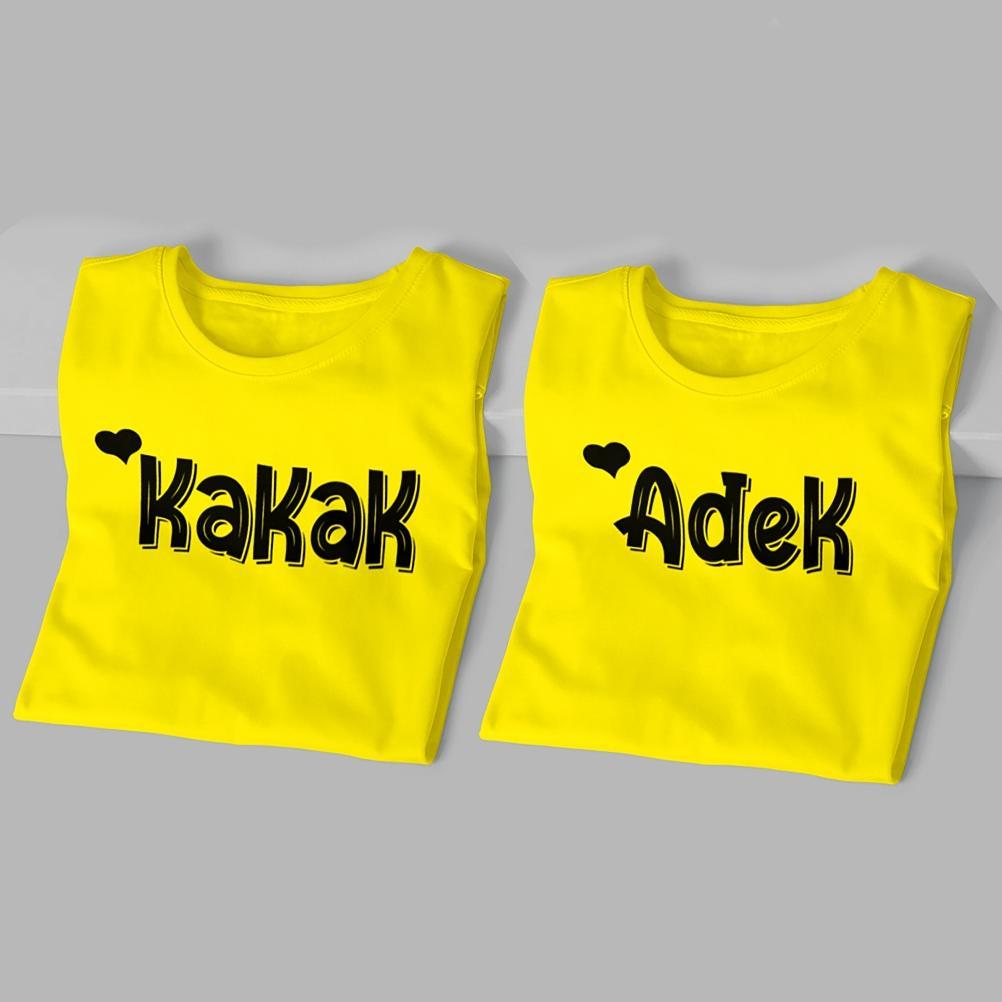 Hot Deals Kaos Couple Anak Keren Terbaru Adik Kakak / Couple Keluarga / Couple Adik Kakak 1-12 Tahun