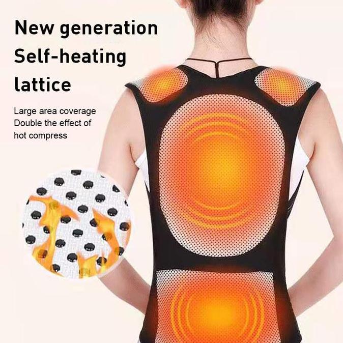 Rompi Terapi Punggung Pinggang Postur Magnetic Compress Alat Sabuk Therapy Badan Tourmaline Back Wai
