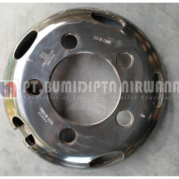 ZOVALA BN Topi Velg Canter NKR 66 71 Ragasa Dyna Rino Daun Mangkok Lubang 5 Dan 6 Ukuran 600 Lubang 