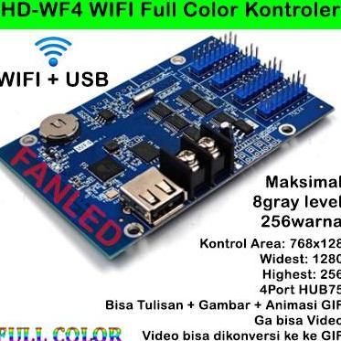 HD WF4 HD-WF4 WIFI Kontroler HUIDU FULL COLOR RUNNING TEXT
