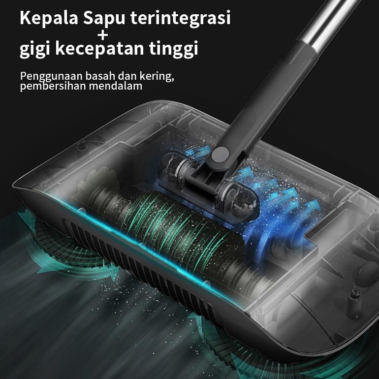 NEW Sapu Lantai Otomatis 1085 - Ultra Broom Sapu Dorong Alat Pembersih Lantai Otomatis