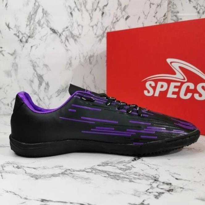 FREE ONGKIR SEPATU OLAHRAGA FUTSAL LIGHTSPEED HITAM UNGU SEPATU FUTSAL SPECS