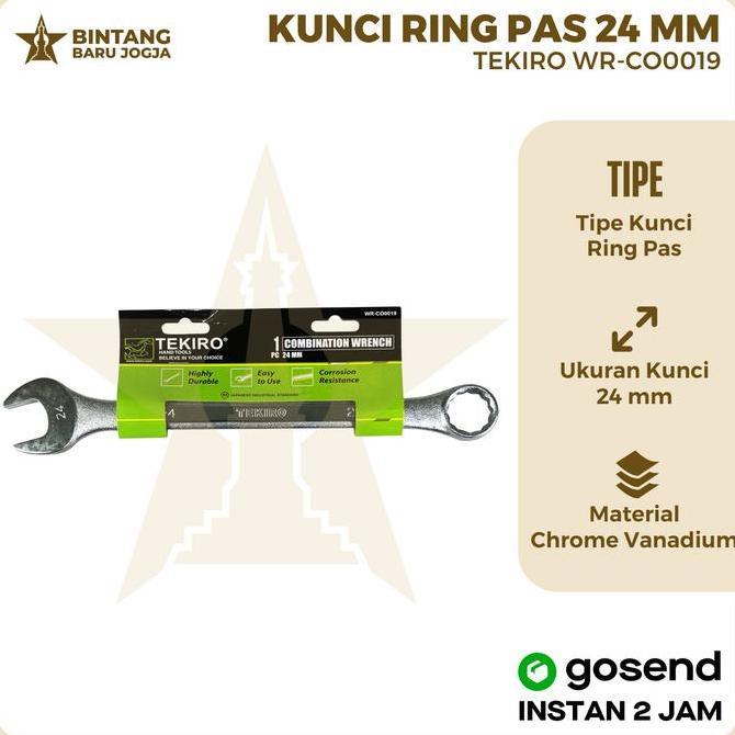 TEKIRO Kunci Ring Pas 24 mm
