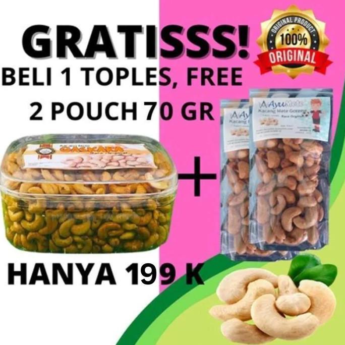 Bestgood- Kacang Mete MEDE MENTE Goreng GASKARA Kemasan Toples - AyuMete