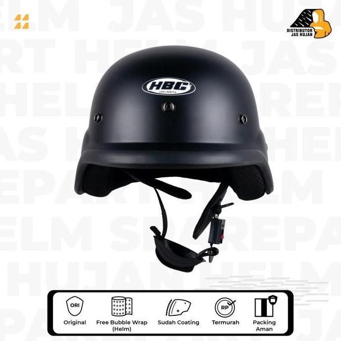 Helm HBC Army Black Doff/ Helm Chips SNI HBC