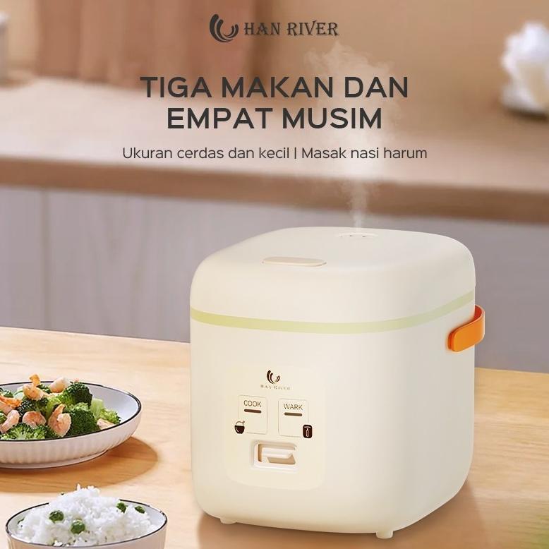 HOT HAN RIVER Medan Rice Cooker 0.8L Magic Com Mini 400W