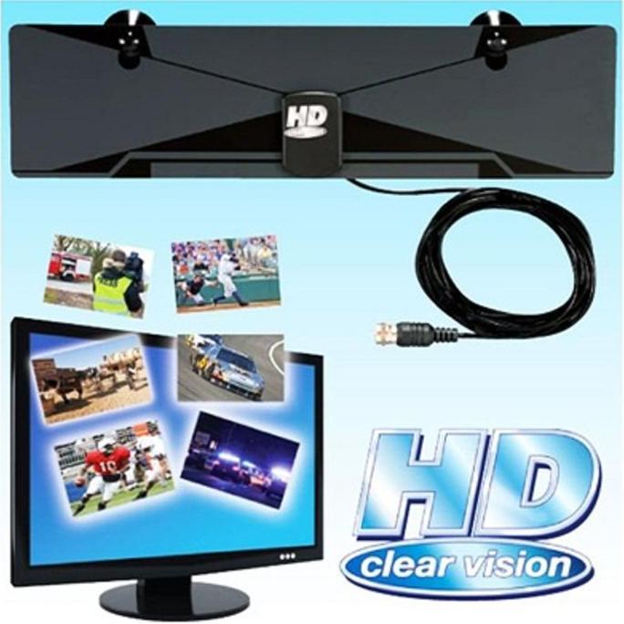 Allthebest- Antena TV Indoor Digital HD Clear Vision - Hitam