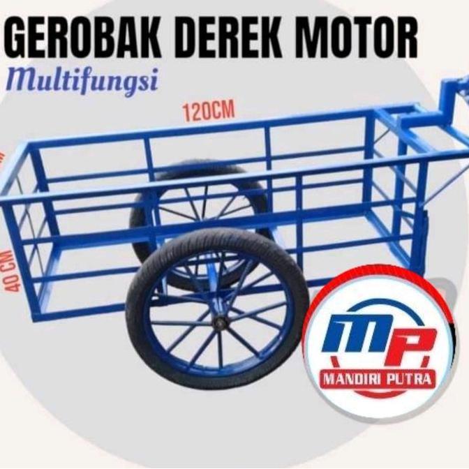 Terlaris Gerobak Derek Multi Pungsi  Bisa Di Derek Pake Motor Bisa Juga Di Dorong Manual  Motorcycle