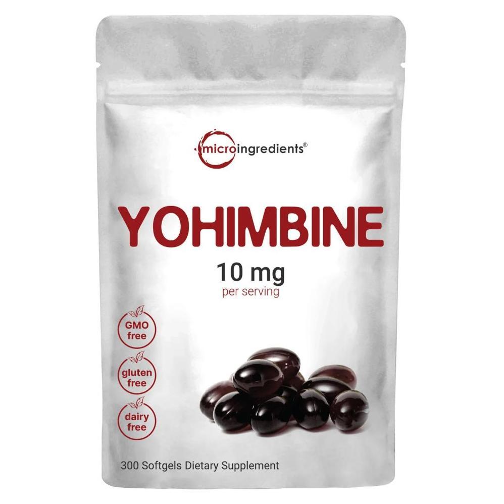 Yohimbine Softgels, Microingredients 300 counts