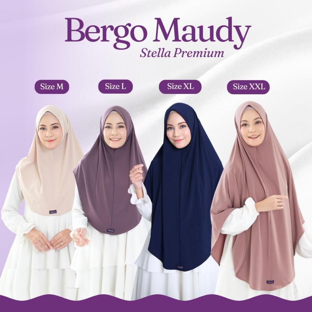 Murah Milyarda Hijab Bergo Maudy Jilbab Instan Syari Olahraga Sport