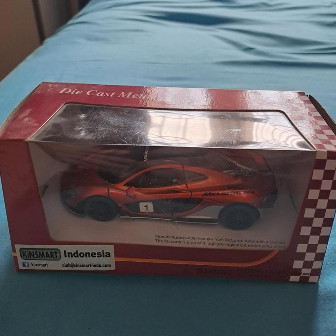 {{{{}}] Kinsmart Mclaren P1 orange baru