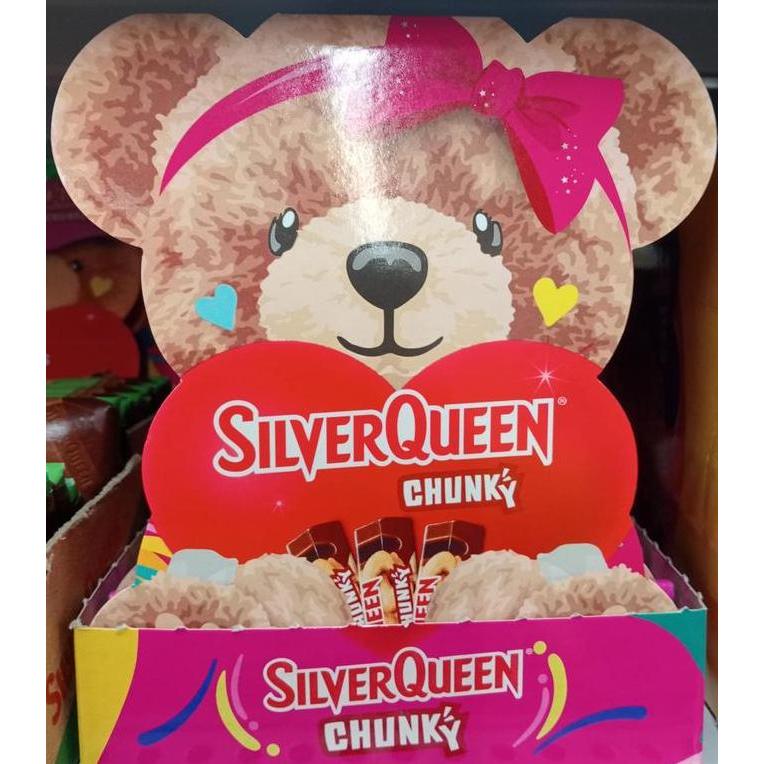 =====] Coklat SilverQueen Cokelat Valentine Silver Queen Chunky Bear Limited