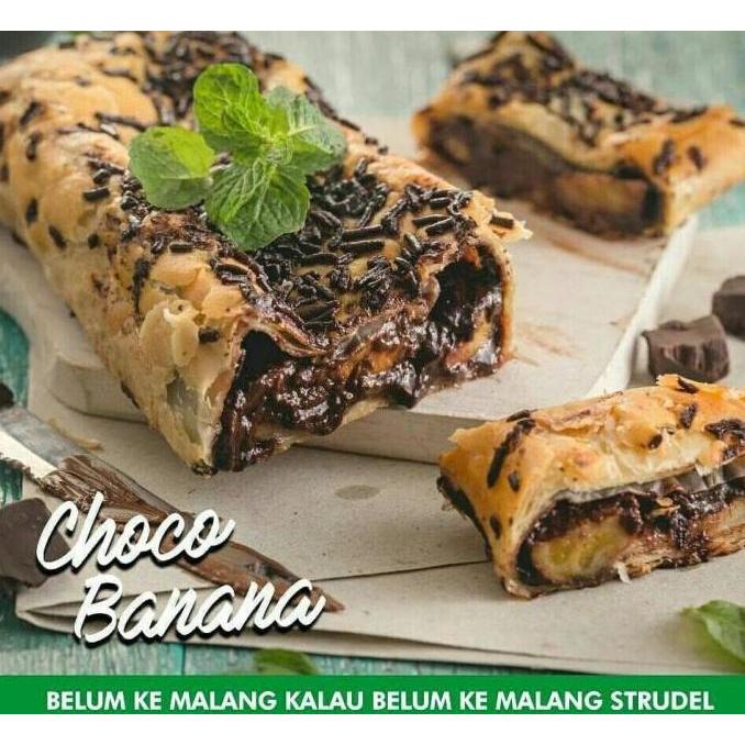 MALANG STRUDEL Choco Banana atau Pisang Coklat Oleh Oleh Khas Malang