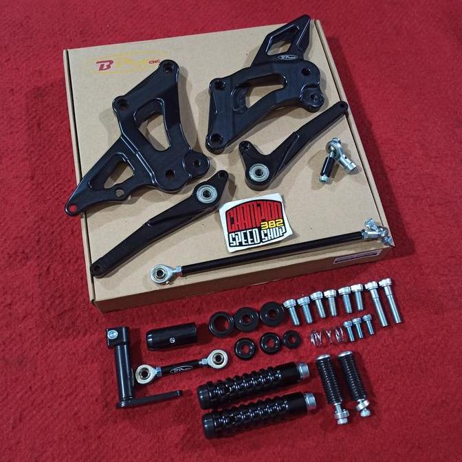 Footstep Step Underbone Racing BPRO 3D Hitam Ninja 150 SS ZX 150 ZX150