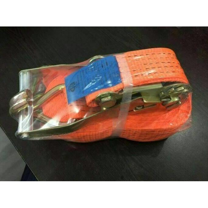 Cargo Lashing Rachet Track Belt Webbing Tali Kretek 5Ton 12 Meter