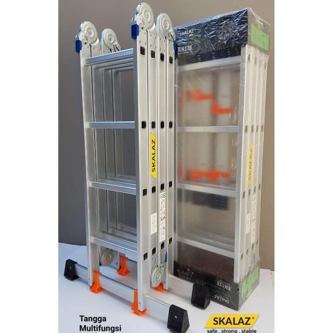 Tangga Aluminium Multipurpose 5,8 mtr Merk SKALAZ