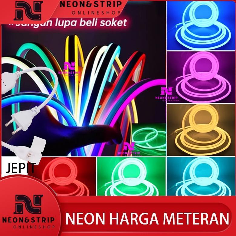 BIG SALE NEON FLEX 220V PERMETER / LAMPU LED NEON SIGN LED SELANG NEON FLEX AC 220V LED METERAN LAMP