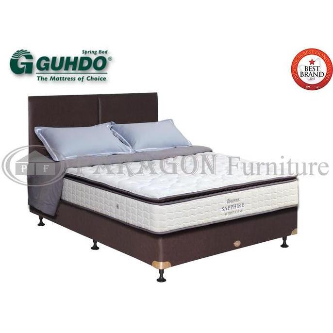 OK GUHDO SPRINGBED SAPPHIRE PILLOW TOP 90 100 120 140 160 180 200X200 ATLANTIC STYLE KASUR SPRING BE