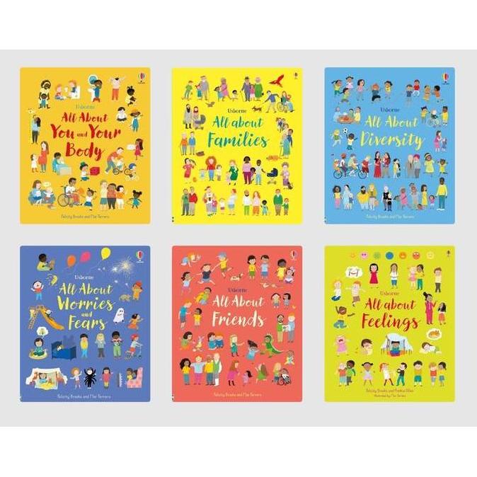 mka_jayadira - usborne all about friends, families, diversity, feelings, worries and feard, book of 