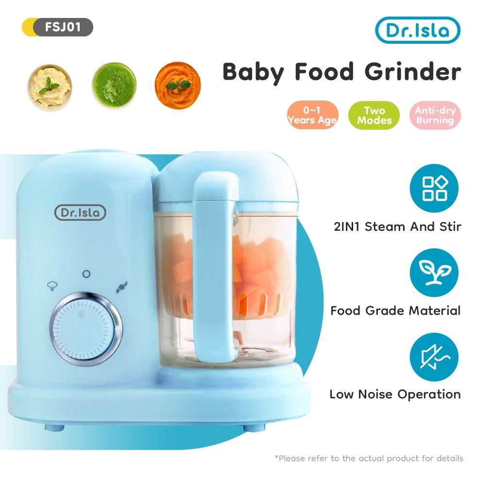 Dr.Isla Food Processor Bayi | Alat Mpasi Baby Safe | Blender Mpasi Bayi | Blender Mpasi Fsj01