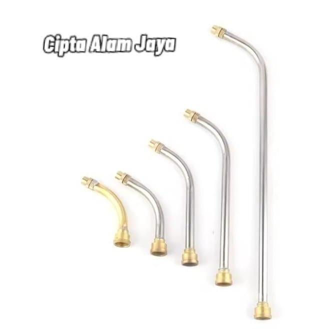 MVRO Nozzle kepala sprayer semprotan hama elektrik stainless lengkung